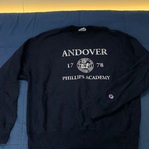 Champion Crewneck Pullover Sweatshirt, Phillips Academy